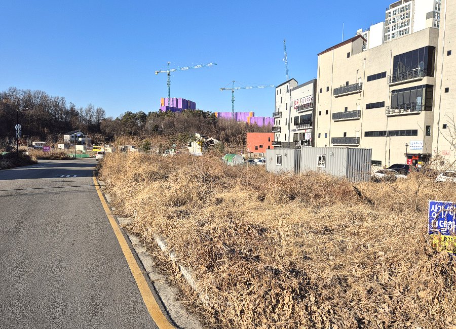 경기도 화성시 부지조성 전 지상 현황